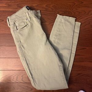 GAP Denim Legging Jeans Light Green Color Size 26 Regular